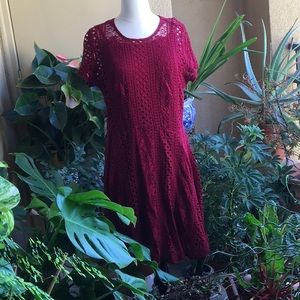 ❤️ Red AMERICAN RAG Lace Dress ❤️